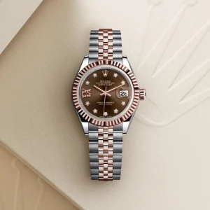 Crystal Titanium Gold Quartz Stainless Steel Wristwatch