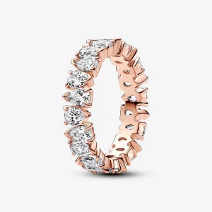 Rose Gold Eternity Diamond Ring